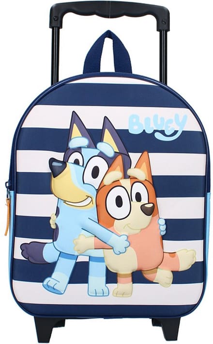 Bluey 3D Trolley Rugzak Oh Happy Days - Blauw