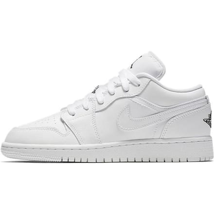 Jordan 1 Low GS Triple White 553560-110 38 white