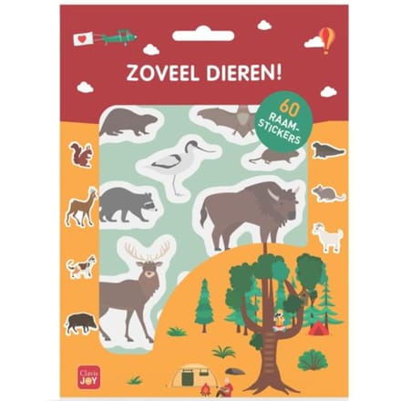 Zoveel Dieren! Raamstickers