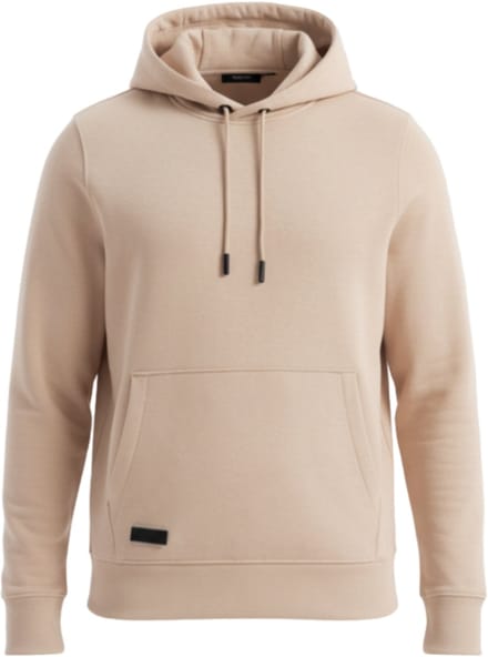 OMBRE Sweater - Regular Fit - Katoen - Lange Mouw Beige M