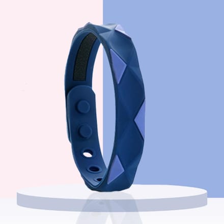 Modieuze Verstelbare Antistatische Armband Siliconen Lichaam Statische Sport Polsband blauw
