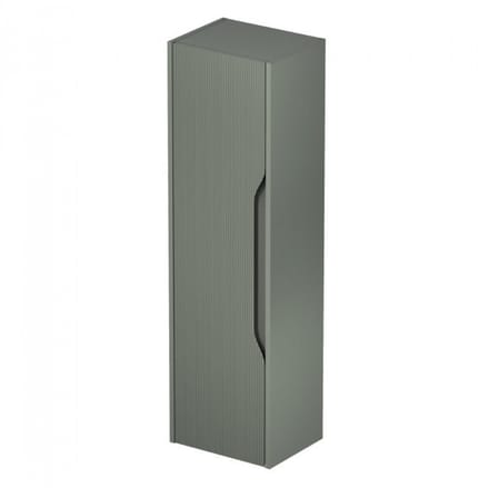Soho Kolomkast Mat Groen – Geribbeld Design – 35x30x120 cm – Zwevend