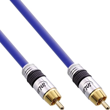 InLine® Cinch kabel AUDIO, PREMIUM, 1x Cinch male / male, 2m