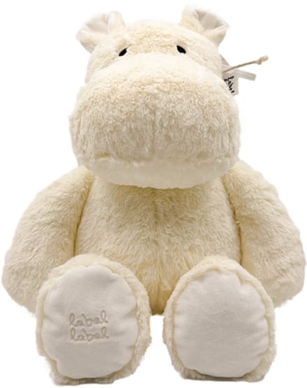 Label Label Hippo Harvey Ivory 34 cm Knuffel