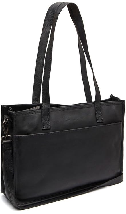 Chesterfield Adana Waxed Pull Up Shopper - Zwart