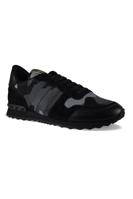 Valentino Garavani Rockrunner-sneakers zwart