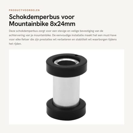 Dailygoods - Schokdemperbus voor Mountainbike 8x24mm