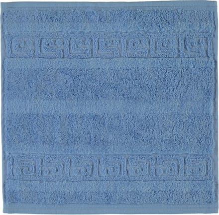 CAWÖ Noblesse Uni Washandje - Lichtblauw - 30x30