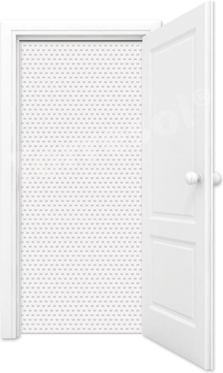 Torresol Vliegengordijn K&K 25A | 90*210 cm | 100% wit