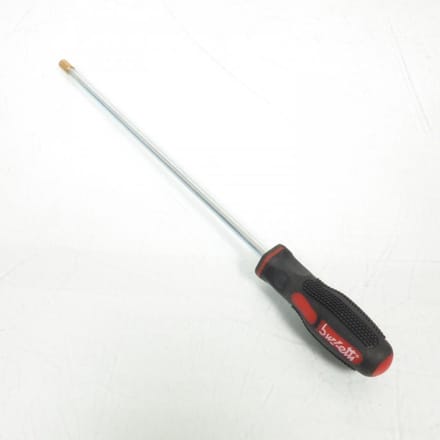 Schroevendraaier Buzzetti 4919 185mm voor afstelling carburateurschroef D-kop motor scooter quad Nieuw