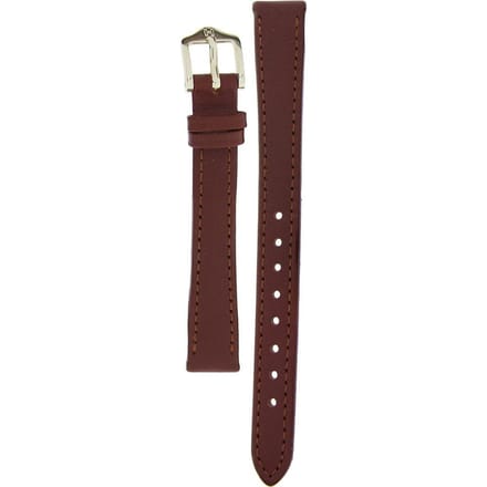 Hirsch Horlogeband -  Osiris Middenbruin - Leer - 12mm
