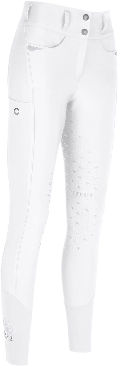 Pikeur Laure Rijbroek Dames Full Grip SD Classic L Wit