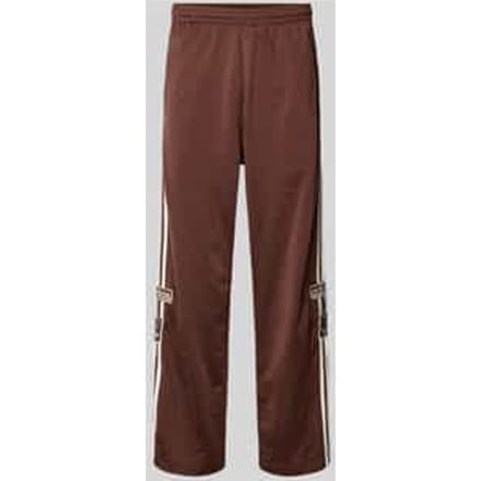 Wide fit joggingbroek met logostitching, model 'Adibreak'