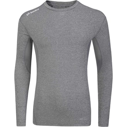 Sondico Heren Core Base Layer Top met lange mouwen (Grijs Marl Marl)