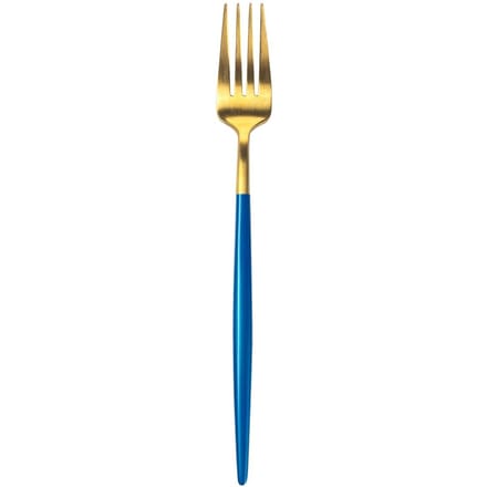 Bama – Vork – Dinervork Kyoto Gold Blue – 12 Stuks