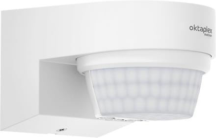 Infrarood Bewegingsmelder Buiten met Groot Bereik en IP65 Detectiehoek 240 Graden Wit