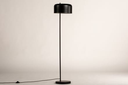 Lumidora Vloerlamp 74349 - PIACERE - E27 - Zwart - Metaal