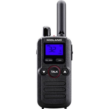Midland BR180 C1625 PMR446 portofoon voor de retail -compact - compleet - lader - oortje