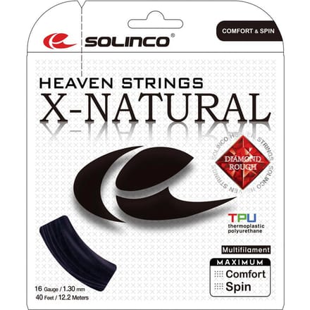 Solinco X-Natural Set Snaren 12,2m-Zwart