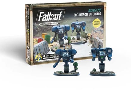 Fallout: Wasteland Warfare - Robots: Securitron Enforcers - Uitbreiding - Modiphius Entertainment - Ongeschilderd