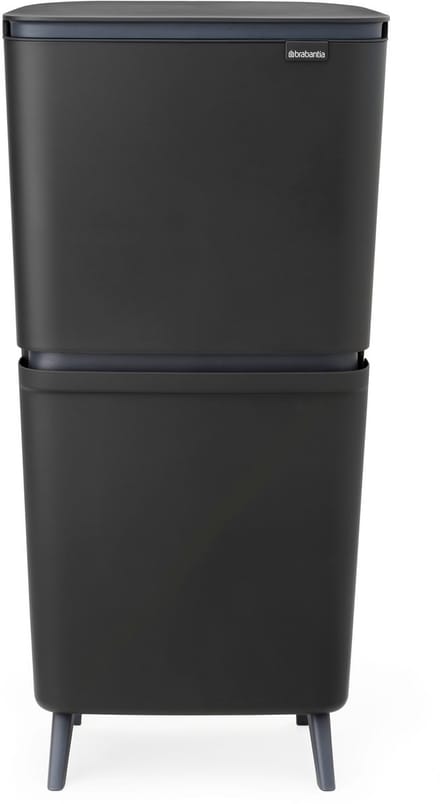 Brabantia SortUp Hi Prullenbak 20 + 25 liter - Afvalscheiding - Dark Grey