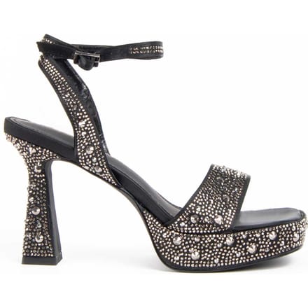 Sandalia De Tacón Para Mujer.  Montevita  Birella  100989 36 zwart