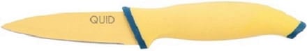 Quid Astral keukenmes 9 cm RVS geel/blauw