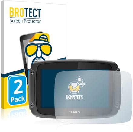 BROTECT - Screenprotector voor TomTom Rider 420 - Folie Beschermfolie matte 2 Stuks