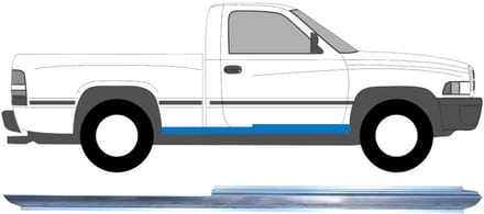 Reparatie dorpel voor Dodge RAM 1993-2002 / Rechts