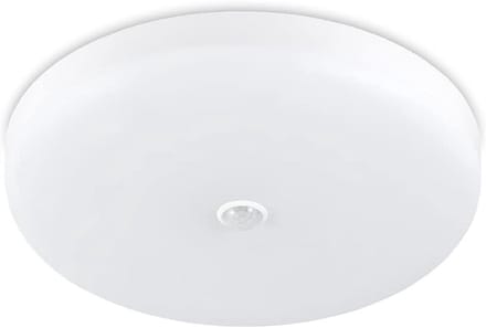 LED Plafondlamp met Bewegingssensor en Schemersensor - 15W - IP44 - Neutraal Wit Licht