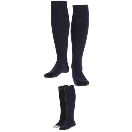 Apollo (Sports) - Skisokken kind - Plain - Unisex - Blauw - 27/30 - 2-Pack
