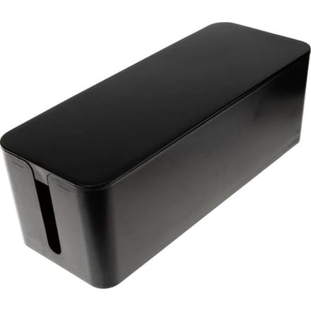 Max Hauri 126729 Kabelbox Rubber Zwart (l x b x h) 40 x 15.5 x 13.5 cm 1 stuk(s)