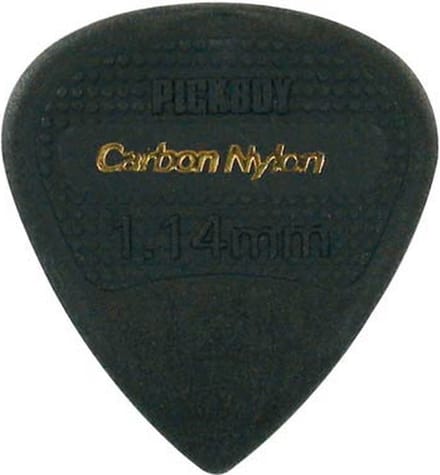 Pickboy GP200-114/S 1,14 Mm Plectra Carbon Graphite Voor Elektrische Gitaar 12-Pack