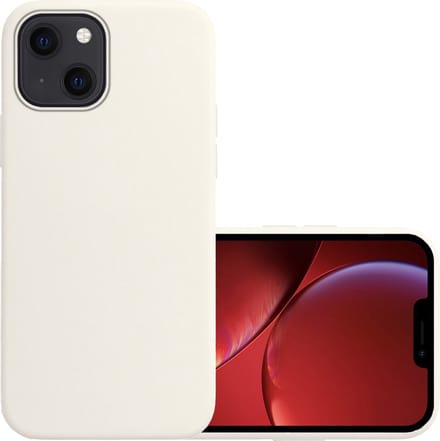 Hoesje - Geschikt voor Apple iPhone 14 Plus - Sterk & Shockproof - Hoes Cover - Siliconen Case - Wit
