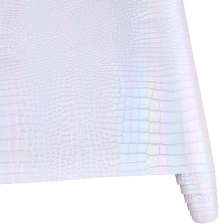 135cm x 30cm holografisch PU leder met metaal iriscent glans voor DIY projecten en orringboogen