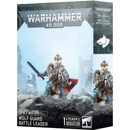 Beeldje Games Workshop Warhammer 40k - Space Wolves Chef de Bataille Garde Loup
