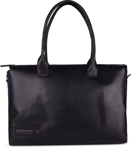 Plevier Copal schoudertas 17-17.3 inch zwart.