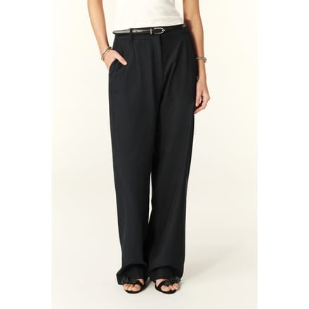 BA&SH Pantalon Fabio Marine Maat: 44 | Pantalons Outlet | Dames | Zwart