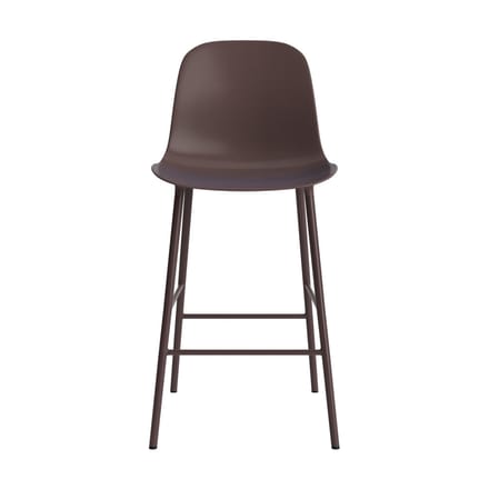 Normann Copenhagen Form Barstoel staal - NormannCopenhagenFormBrown - 65 cm