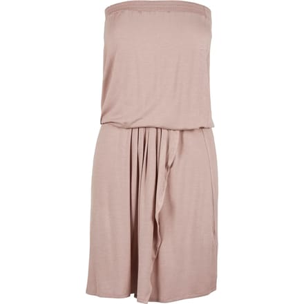 Urban Classics - Viscose Short Bandeau Korte jurk - M - Roze