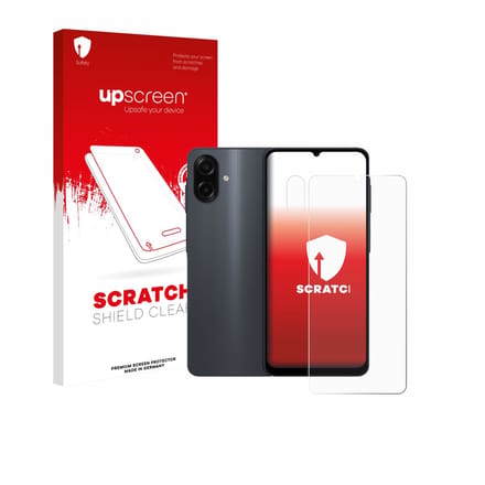 upscreen - Screenprotector voor Samsung Galaxy A07 (Voor+Camera) - Folie Beschermfolie transparant