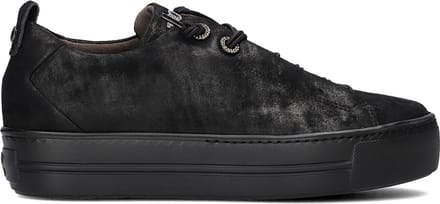 Paul Green 5417 Sneakers - Suède - Dames - Zwart - Maat 43