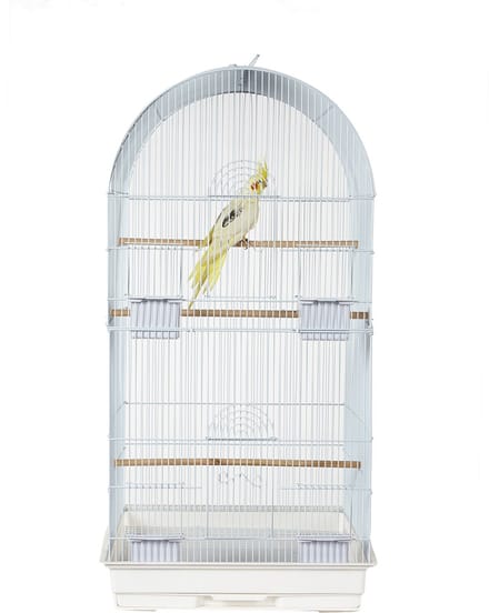 Vogelkooi parkiet Cara Wit