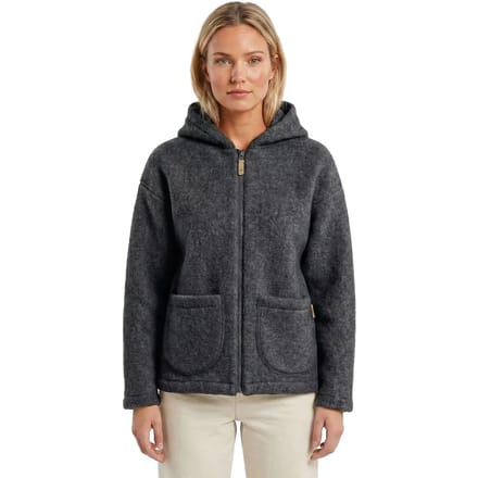 Dames lamswollen hoodie Zaffiro Zoya Sierra
