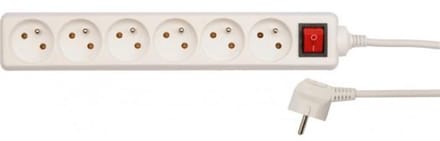Vorel 72535 - Verlengsnoer - 6 Stopcontacten - 5m - Met Aarde