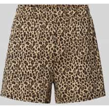 Regular fit korte pyjamabroek van een mix van katoen en viscose