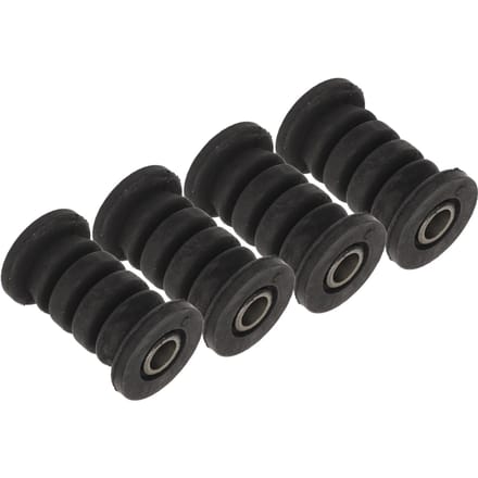 4 Stuks M10 10mm As Schommelarm Montage Bus Rubber Staallegering Schokdemper Schommelarm Installatiebus voor ATV black