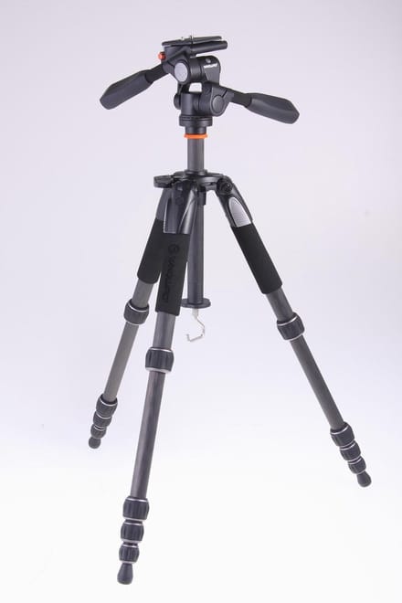 Vanguard Alta+ 225CP Carbon Statief - Macro - Vlog - Tafel-vloer Model - 810 Gram - Incl Kop