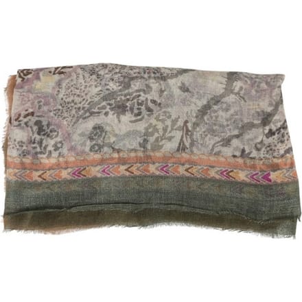 Gaynor Bongard Militaire/roze sjaals