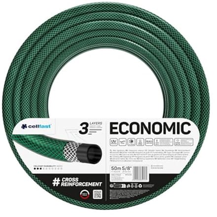 Economische 3-laags Tuinslang 5/8" x 50 m